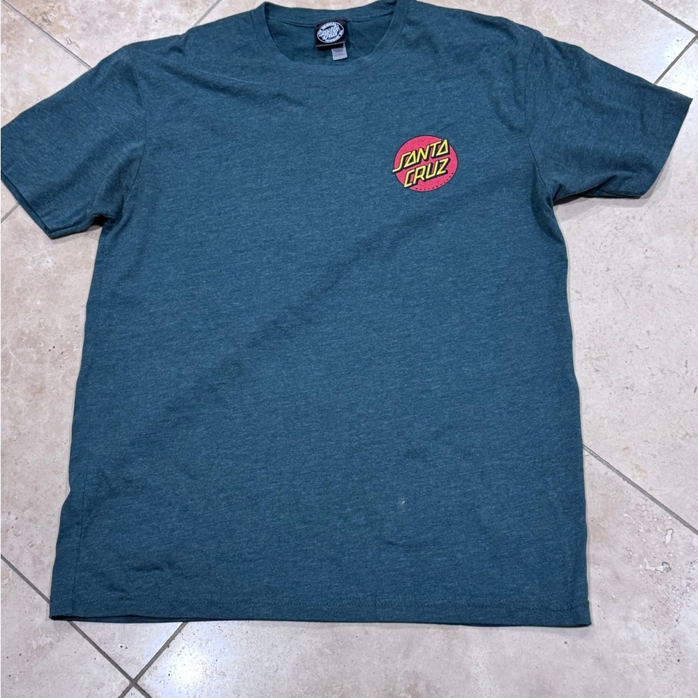Santa Cruz Skateboards Men's Dark Green t-shirt